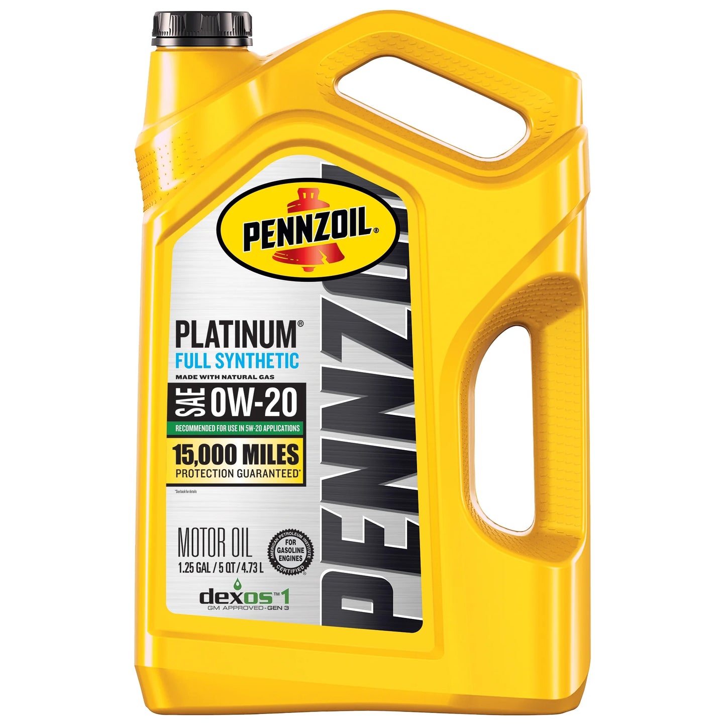 Pennzoil 0W20 Motor Oil, 5 Qts