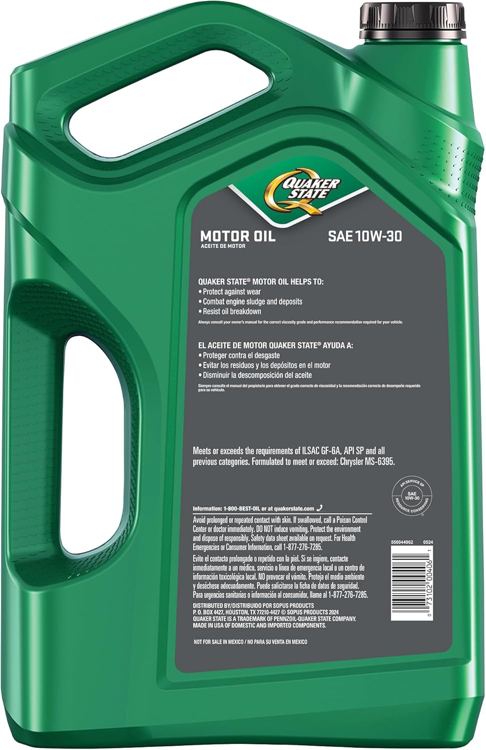 Quaker State 10W30, 5 Qts