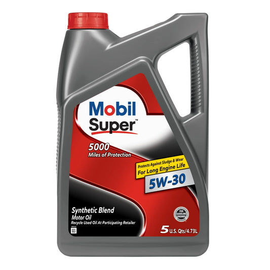 Mobil Super Blend 5W30, 5 Qts